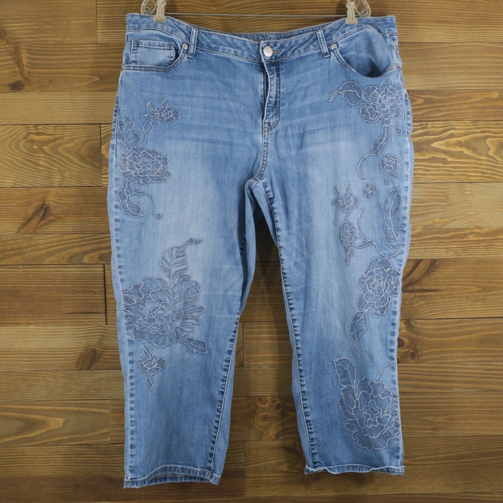 Lane Bryant Girlfriend Crop Capris Jeans